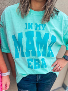 In my mama era mint tee