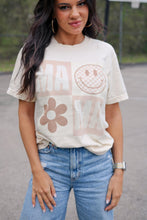 Load image into Gallery viewer, Mama cream smiley tee