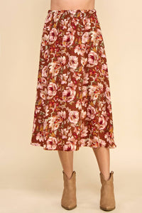 Floral Printed Skirt