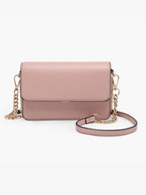 Load image into Gallery viewer, M2589 Lauryn Flapover Crossbody w/ Chain Strap