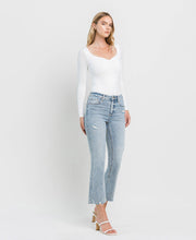 Load image into Gallery viewer, High rise kick flare jeans