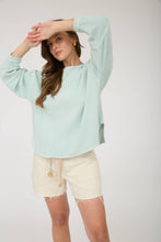Load image into Gallery viewer, Mint exposed seam long sleeve