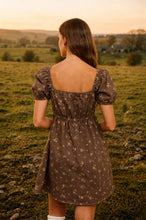 Load image into Gallery viewer, DITSY FLORAL PUFF SLEEVE SQUARE NECK MINI DRESS