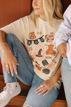 Load image into Gallery viewer, Boo Halloween Collage Graphic Tee