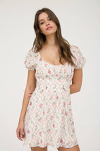 Load image into Gallery viewer, Ivory floral dress