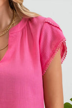 Load image into Gallery viewer, Split neck blouse