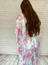 Load image into Gallery viewer, Watercolor Floral Kimono