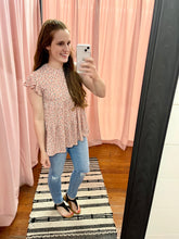 Load image into Gallery viewer, Blush floral shirt