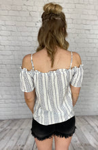 Load image into Gallery viewer, Boho Open-Shoulder Top