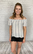 Load image into Gallery viewer, Boho Open-Shoulder Top