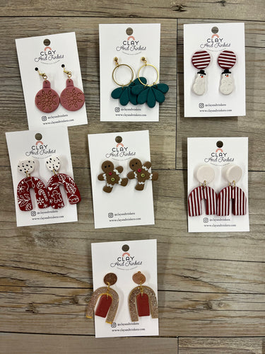 Clay earrings