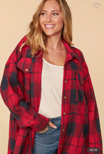 Red plaid flannel