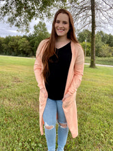 Load image into Gallery viewer, Cozy Peach Cardigan