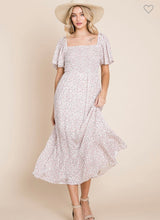 Load image into Gallery viewer, Spring floral midi dress