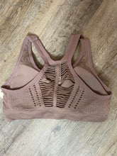Load image into Gallery viewer, Cut-Out Sports Bra in Smoky Mauve
