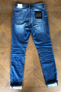 Medium Wash Crop Skinny Jeans