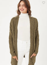Load image into Gallery viewer, Olive cardigan